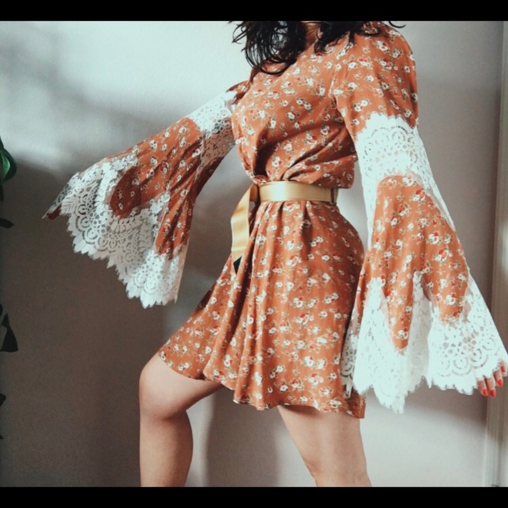 For Love and Lemons Festival Dress Country Floral